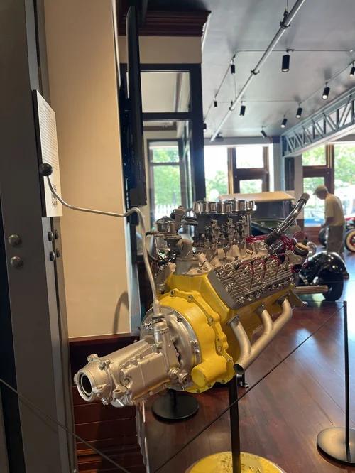 Audrich Engine on Stand — Audrain Auto Museum